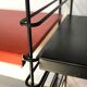 Vintage D. Dekker for Tomado Holland - Wall shelf with metal shelves