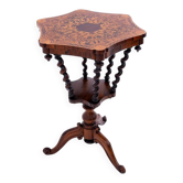 Inlaid table, France, circa 1880. After renovation.