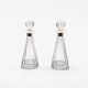 Oil and vinegar bottles in crystal by Paloma Picasso for Villeroy & Boch.