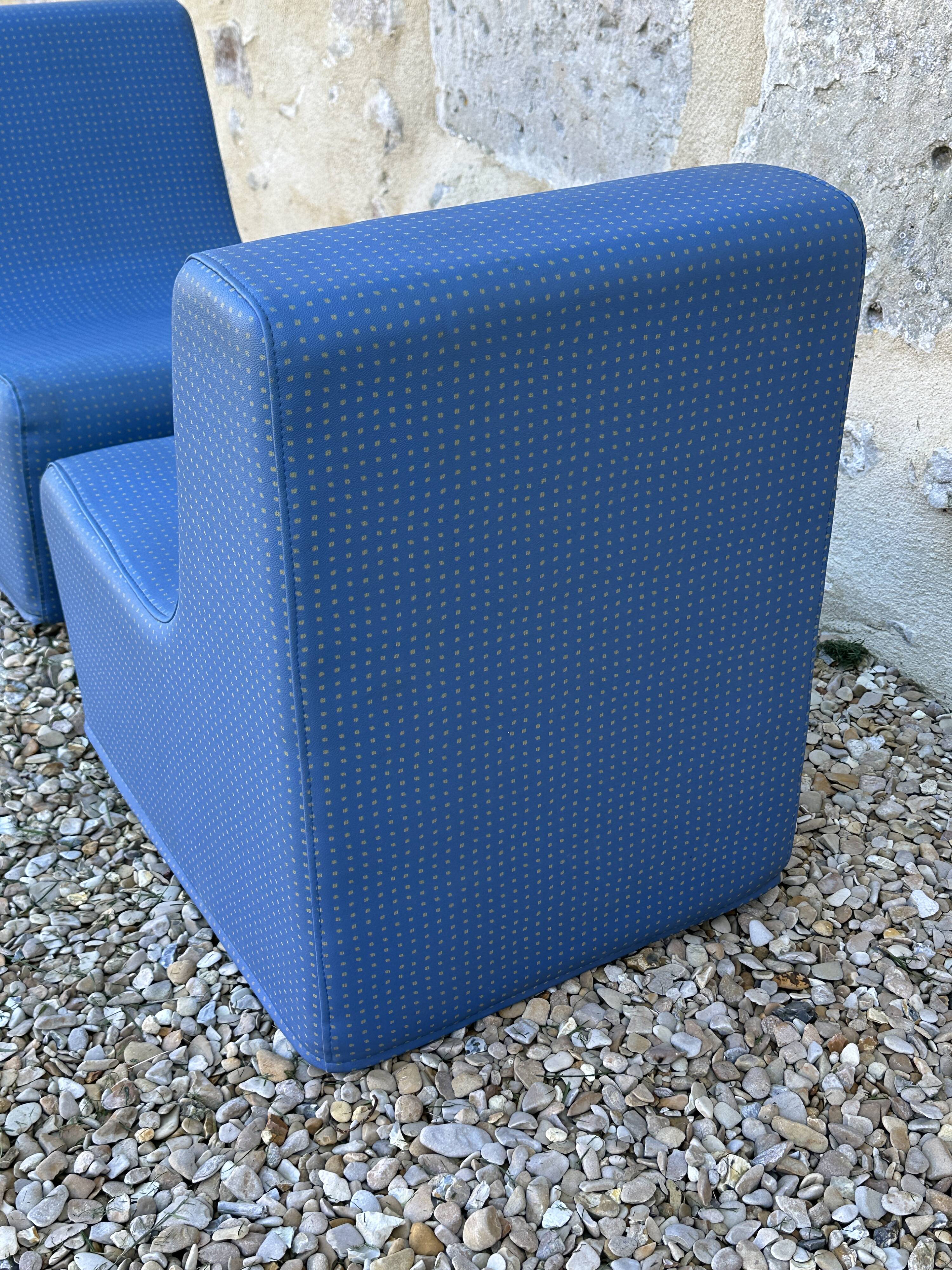 Pair of vintage children's armchairs from the 70s and 80s