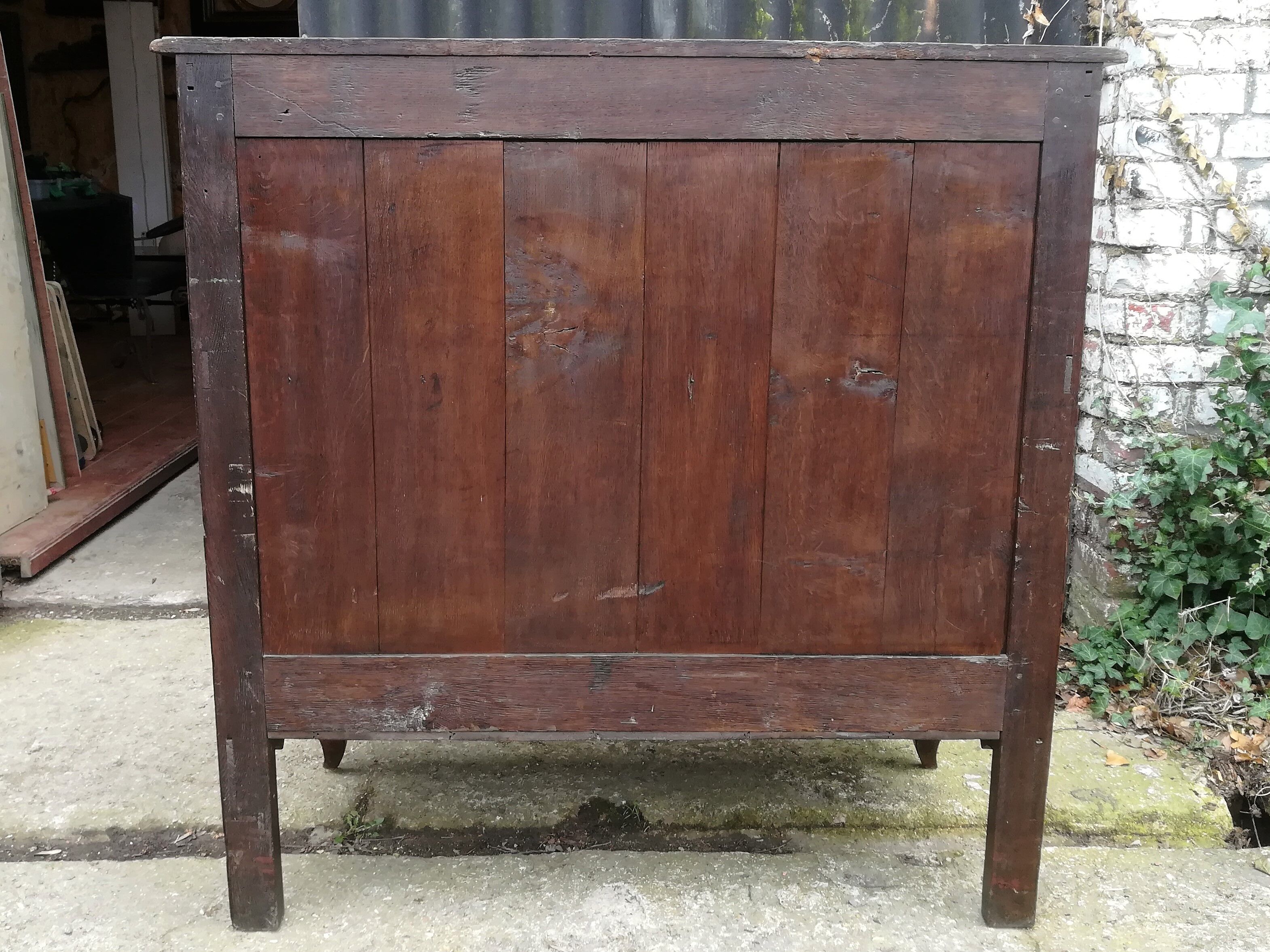 Bureau de pente style Louis XV en chêne