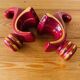 Art Deco ceramic candlestick pair