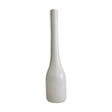 Vase en verre opalin blanc