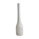White opaline glass vase