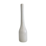 White opaline glass vase