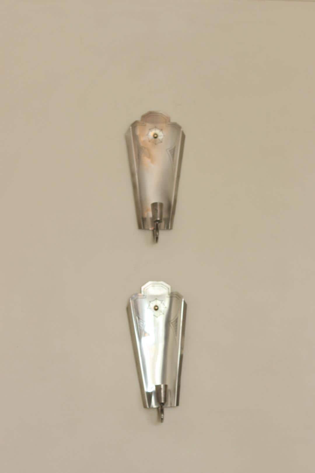 Swedish Grace Tin Wall Sconces by Svenskt Tenn