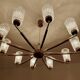 Large Vintage Scandinavian Pendant Light 60s