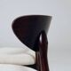 Dining room chairs set of 4 Scandinavian design beige white