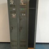 Old vintage industrial cloakroom