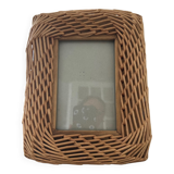 Wicker photo frame