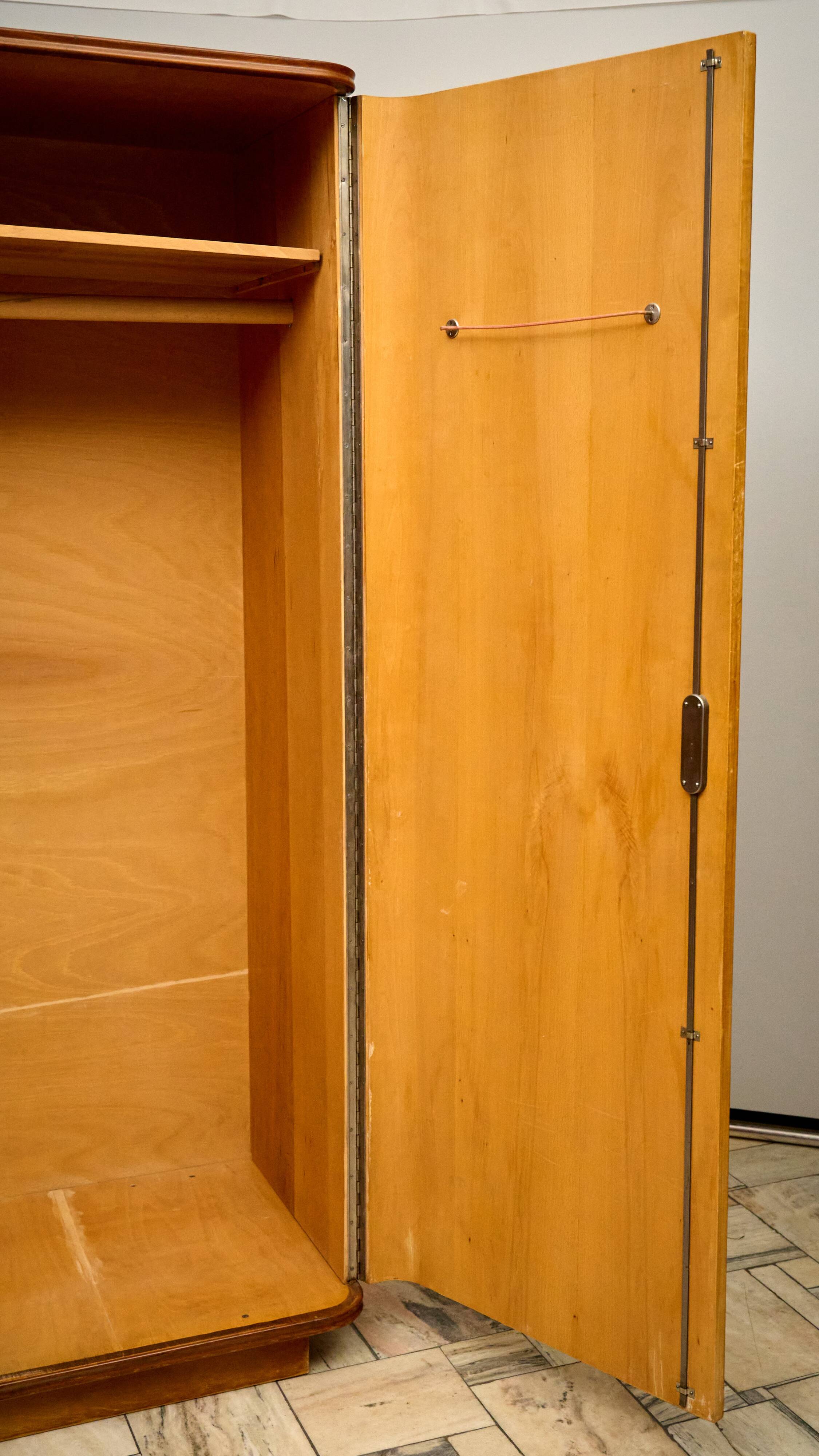 Art Deco Wardrobe by Jindrich Halabala for UP Závody