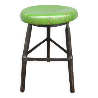 Tabouret industriel scandinave années 1930s.