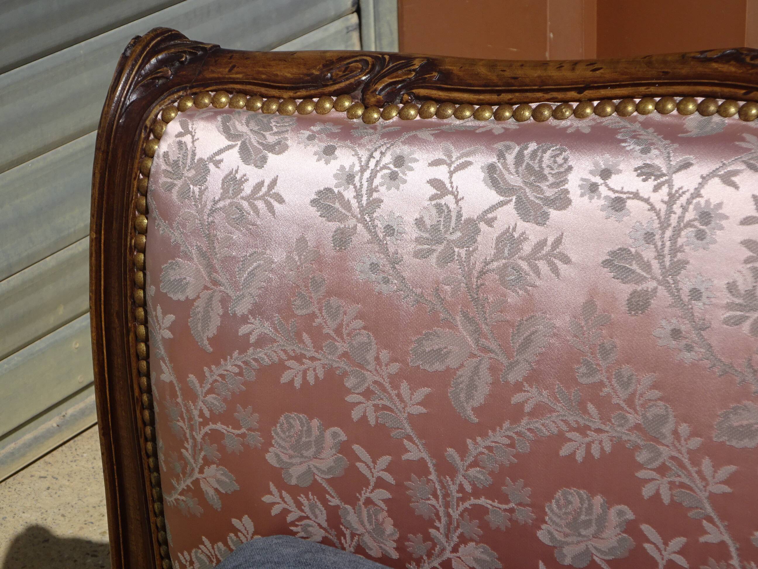 Antique sofa bed, in Louis XV style.