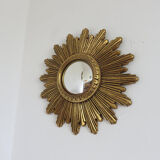 Sun mirror 60s 70s 25x25cm