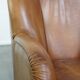 Design Armchair Made from High-Quality Sheepskin Leather