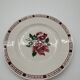 Pair of ceramic dishes from Sarreguemines digoin décor aux Roses