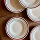Set of 6 vintage deep plates, Gildas models