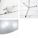 Lampadaire trépied vintage en métal gris, style atelier réglable