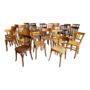 Lot de 30 chaises bistrot