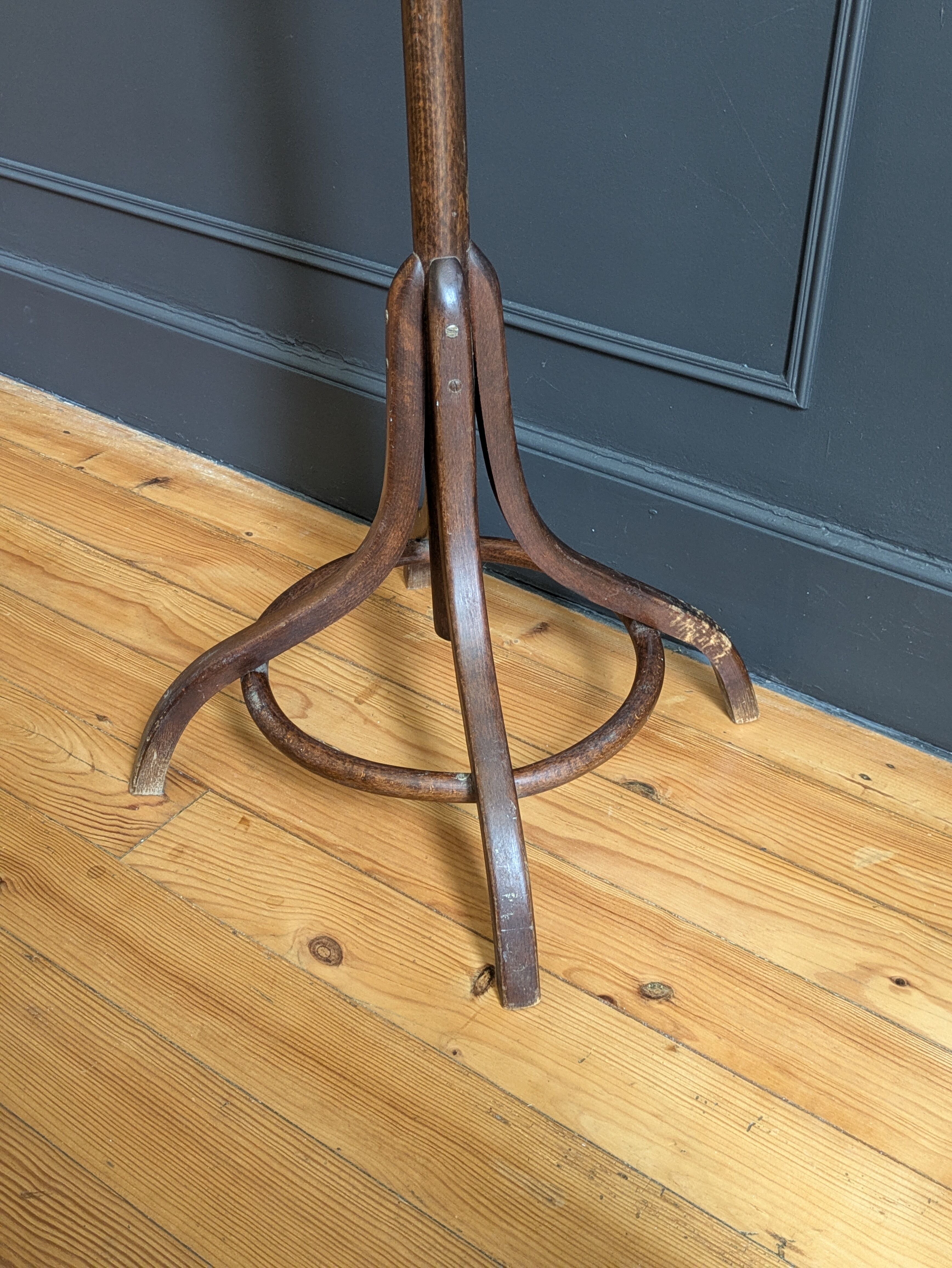 Parrot coat rack for a child's room attributed to Thonet.