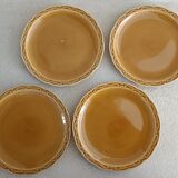 4 plates in Sarreguemines slip