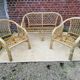 Vintage rattan lounge