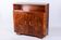Commode Art Déco en noyer et verre, tchèque, années 1920