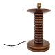 Turned wooden lamp Art Deco style