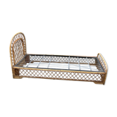 Rattan child bed