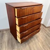 Scandinavian teak chest of drawers (from Denmark)