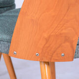 Set of Four Original Midcentury Ash Chairs by Antonin Suman, Czechia, 1930s
