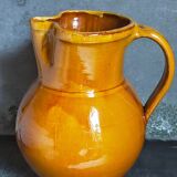 XXL pitcher vintage Provencal pottery from Salernes