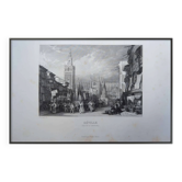 Séville, Espagne, illustration imprimée en 1841.