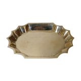 Empty pocket brass corrugated shape sheet shiny holly