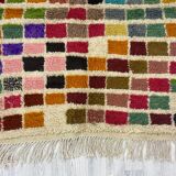 Handcrafted Moroccan Berber carpet 154 X 120 CM