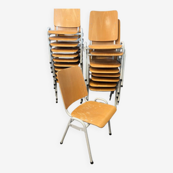 Set of 20 Dutch chairs