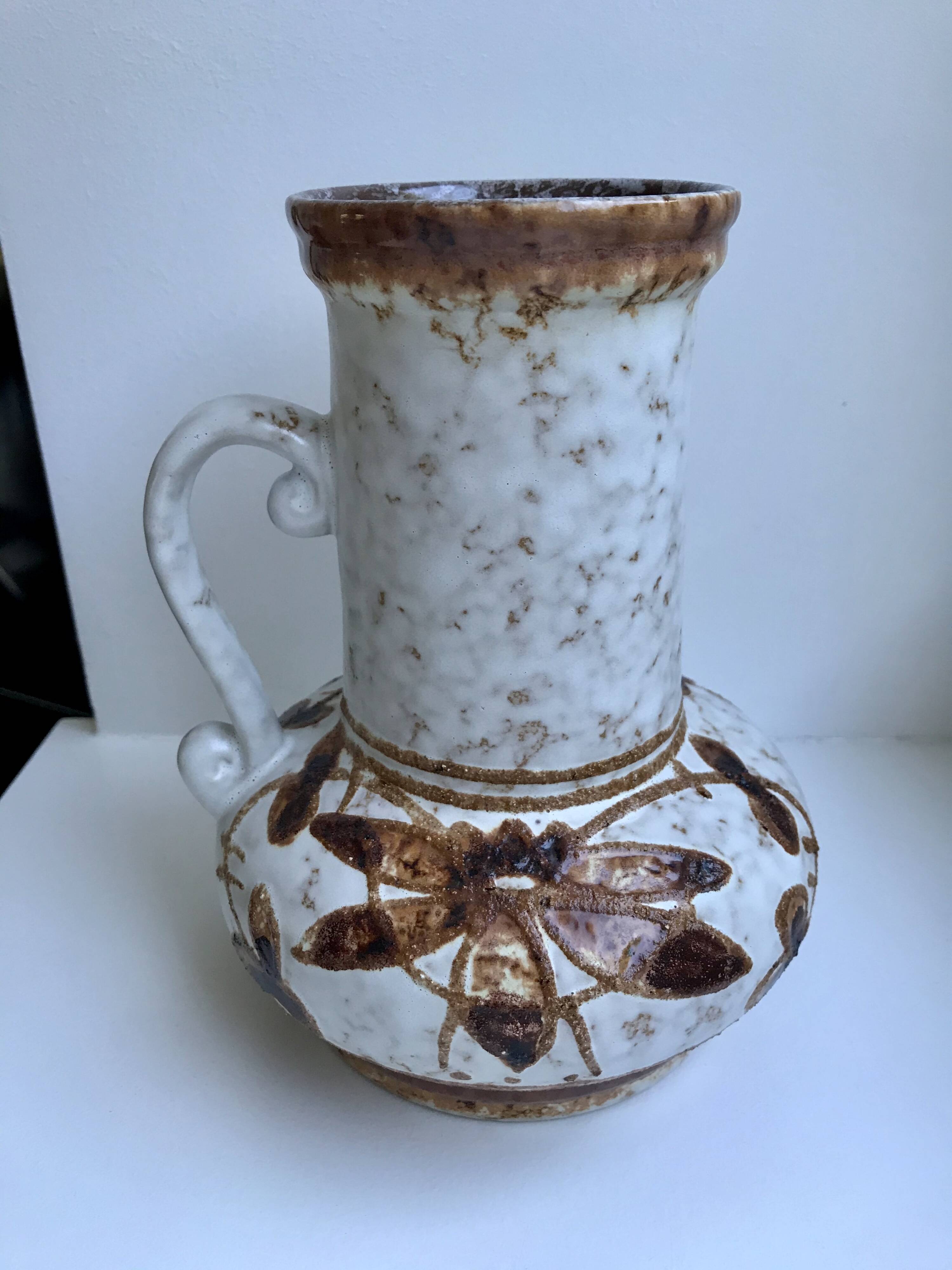 Ceramic vase Made in GDR / GDR 1970s