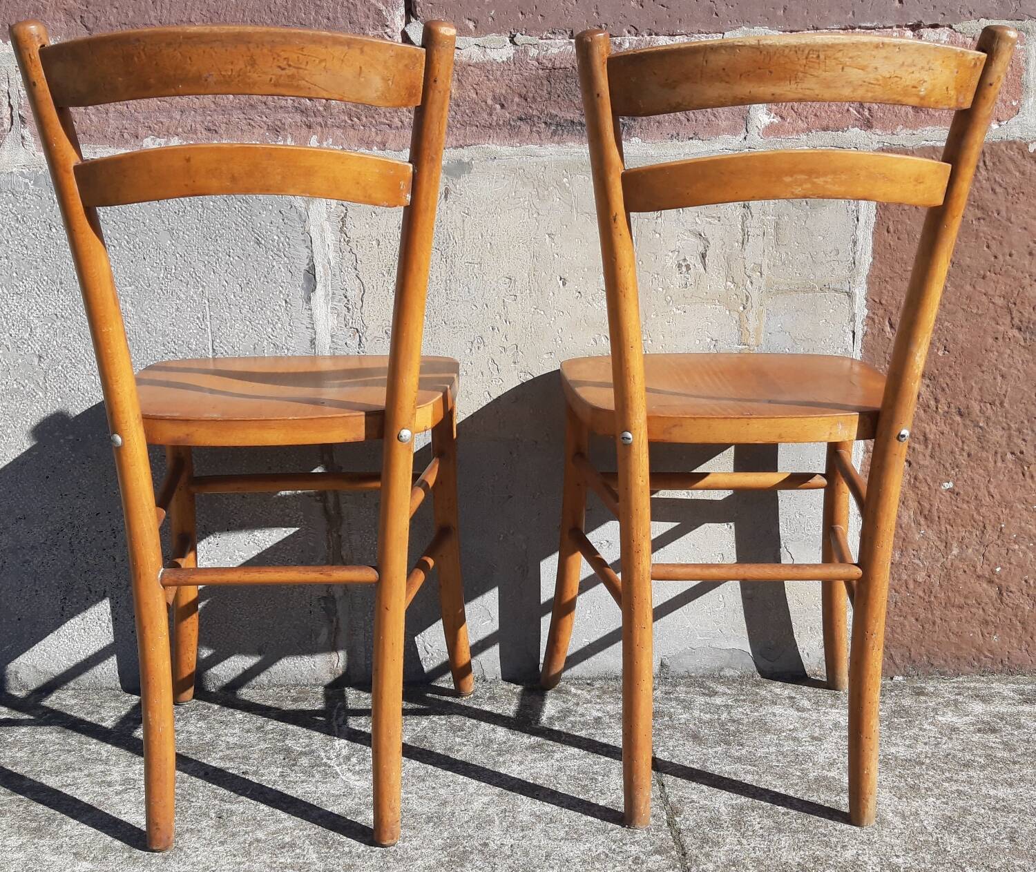 Pair of Luterma bistro chairs