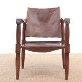 Fauteuils Safari en hêtre 1940s