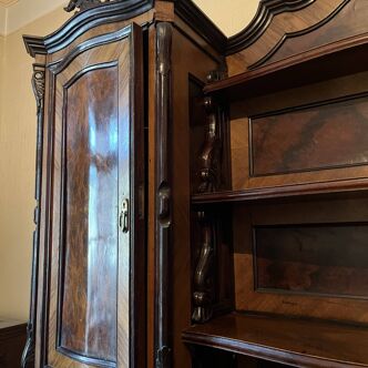 Old 19th century wood paneled dresser