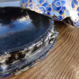 Round cash papier-mâché box from Kashmir