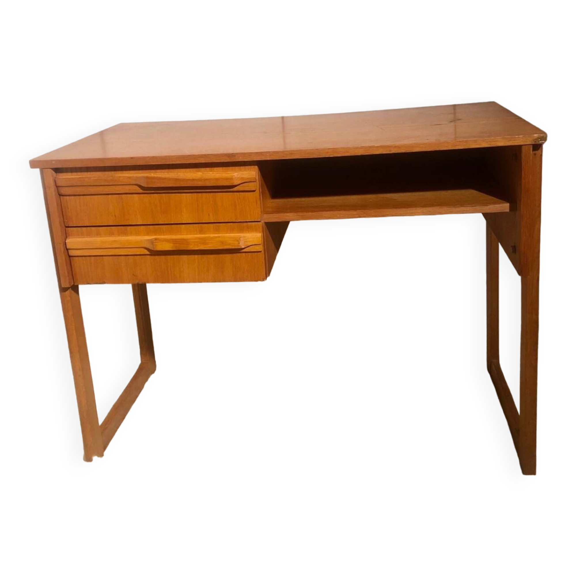 1950s sled foot desk