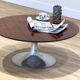 Round coffee table by Arkana (rosewood)