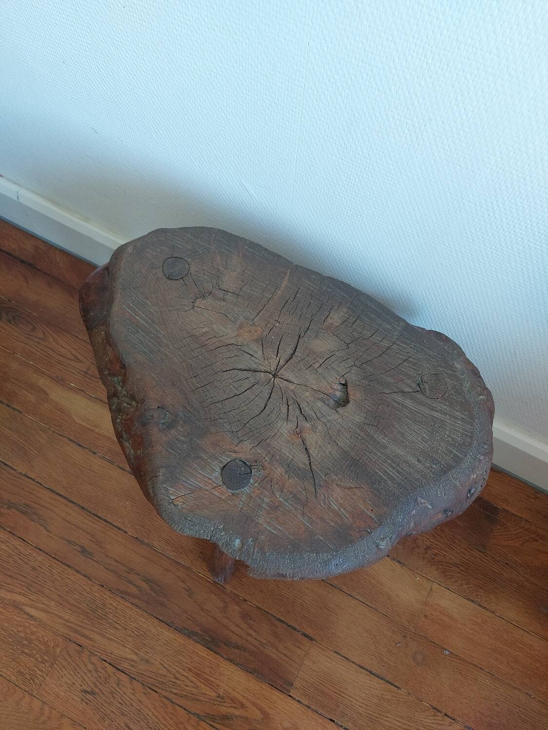 Vintage Brutalist Stool