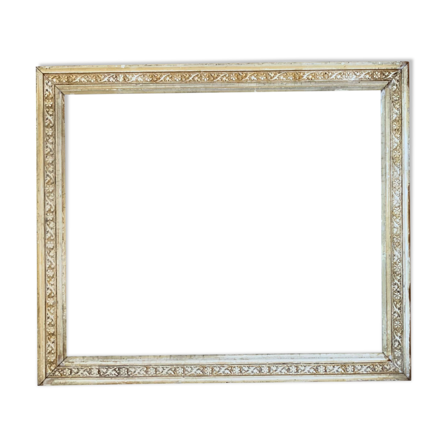 Old white/gold frame