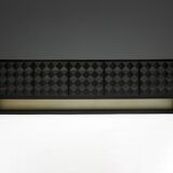 Brutalist Sideboard by De Coene in Stained Oak, Belgium, 1970s