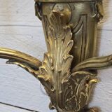 Louis XVI style wall lamp in bronze