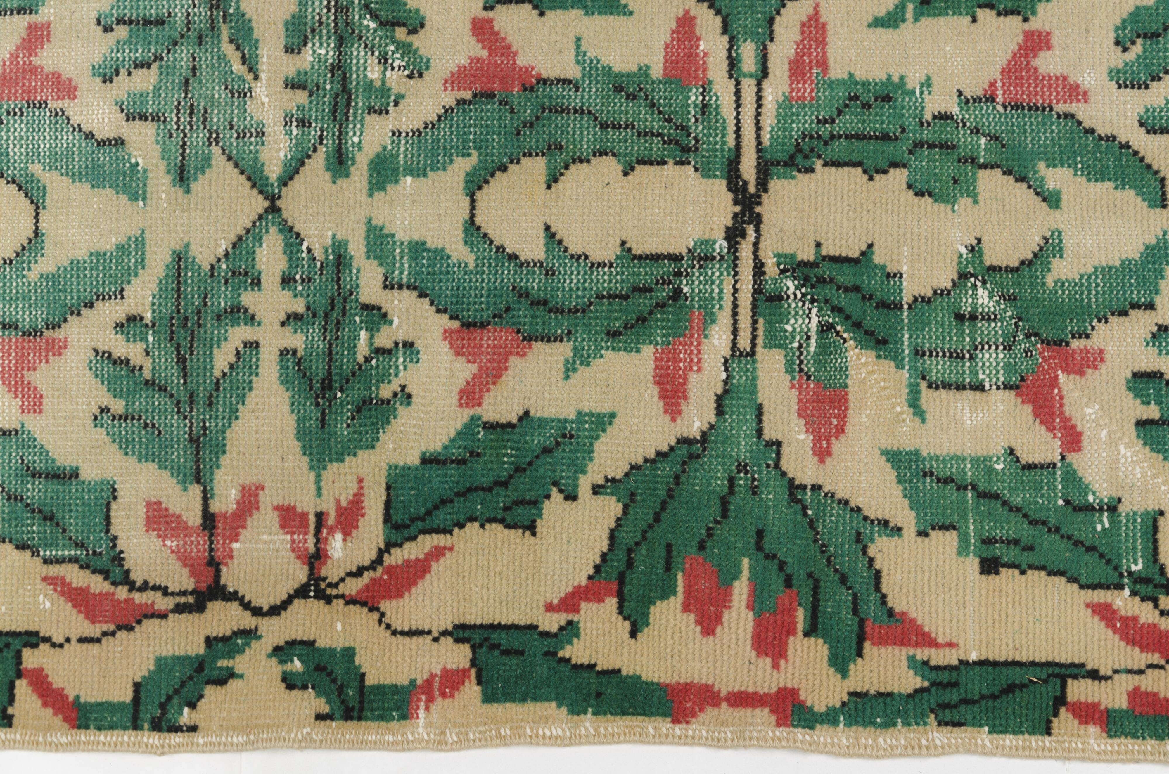 Oversize Oushak Vintage Turkish Rug sku 1102