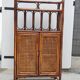 Meuble en rotin vintage des années 70