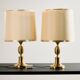Lampe de table en laiton par Otterpohl Leuchten, lot de 2
